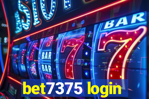 bet7375 login